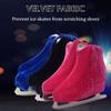 Velvet Flannelette Figure Skating Boot Covers Anti Dirty Ice Skate Boot Protector Kids Adult