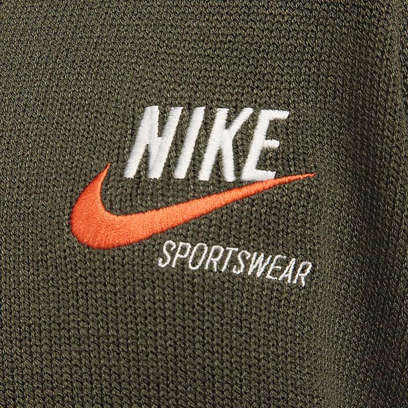 Nike Sweaters Men's Workwear Khaki V Neck Moderate DX0009-325