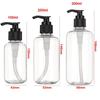 1pc Useful Shampoo Shower Gel Plastic Bottling Shower Gel  Bottles Liquid Pump Container