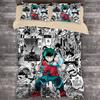 Popular 3D Printed Anime My Hero Academia 3pcs Bedding Set Duvet Covers Pillowcases Comforter Bedclothes Bed Linen Bedding Sets