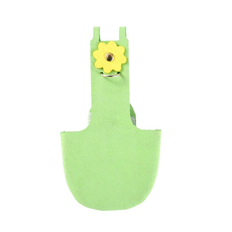 Premium Velvet Bird Diaper Adjustable Velcro Flight Suit with Poop Pocket Pants for Parrots (Budgie, Cockatiel, Lovebird, Etc.)