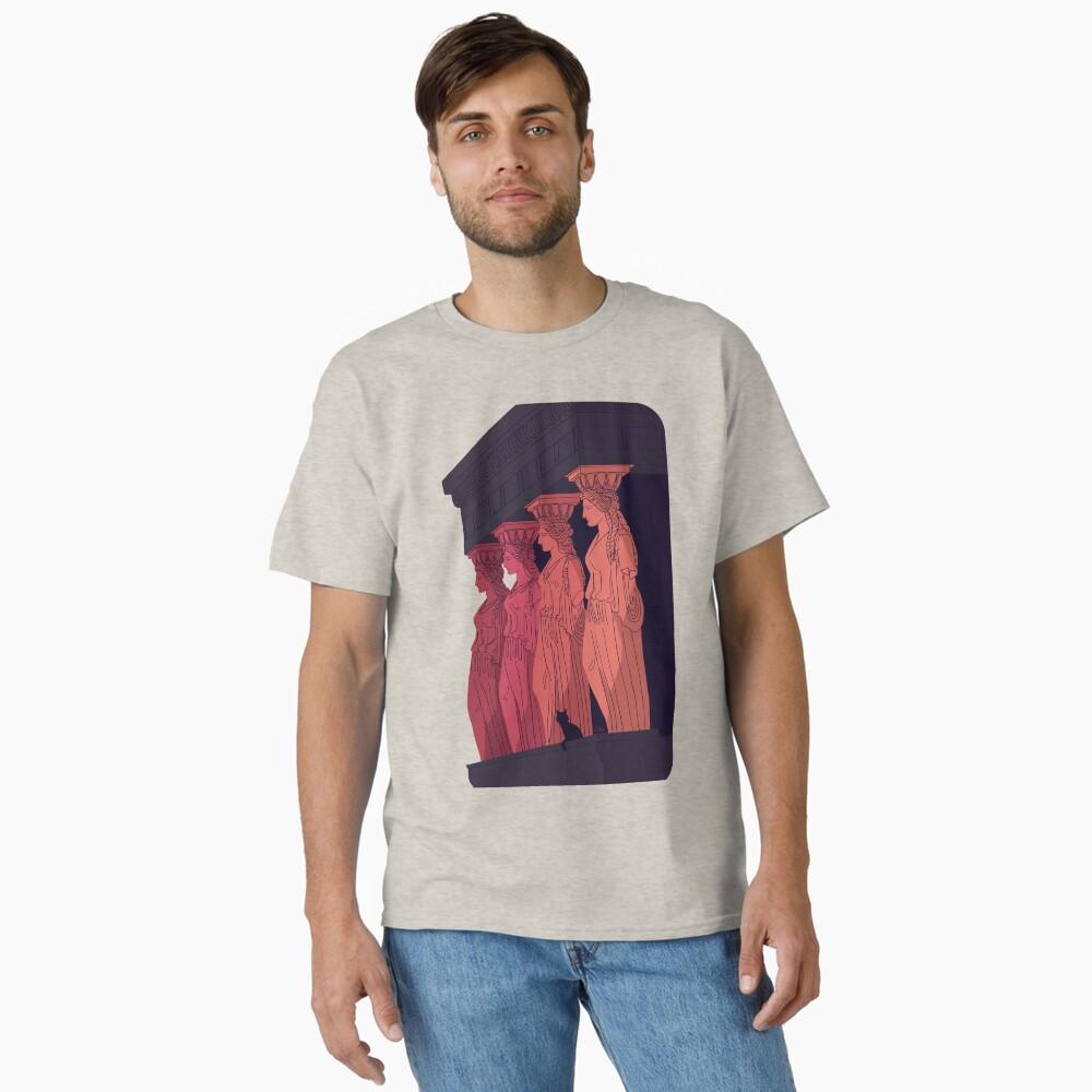 Caryatids At Dusk Casual Tshirt Mens and Womens Luxury Brand Tops