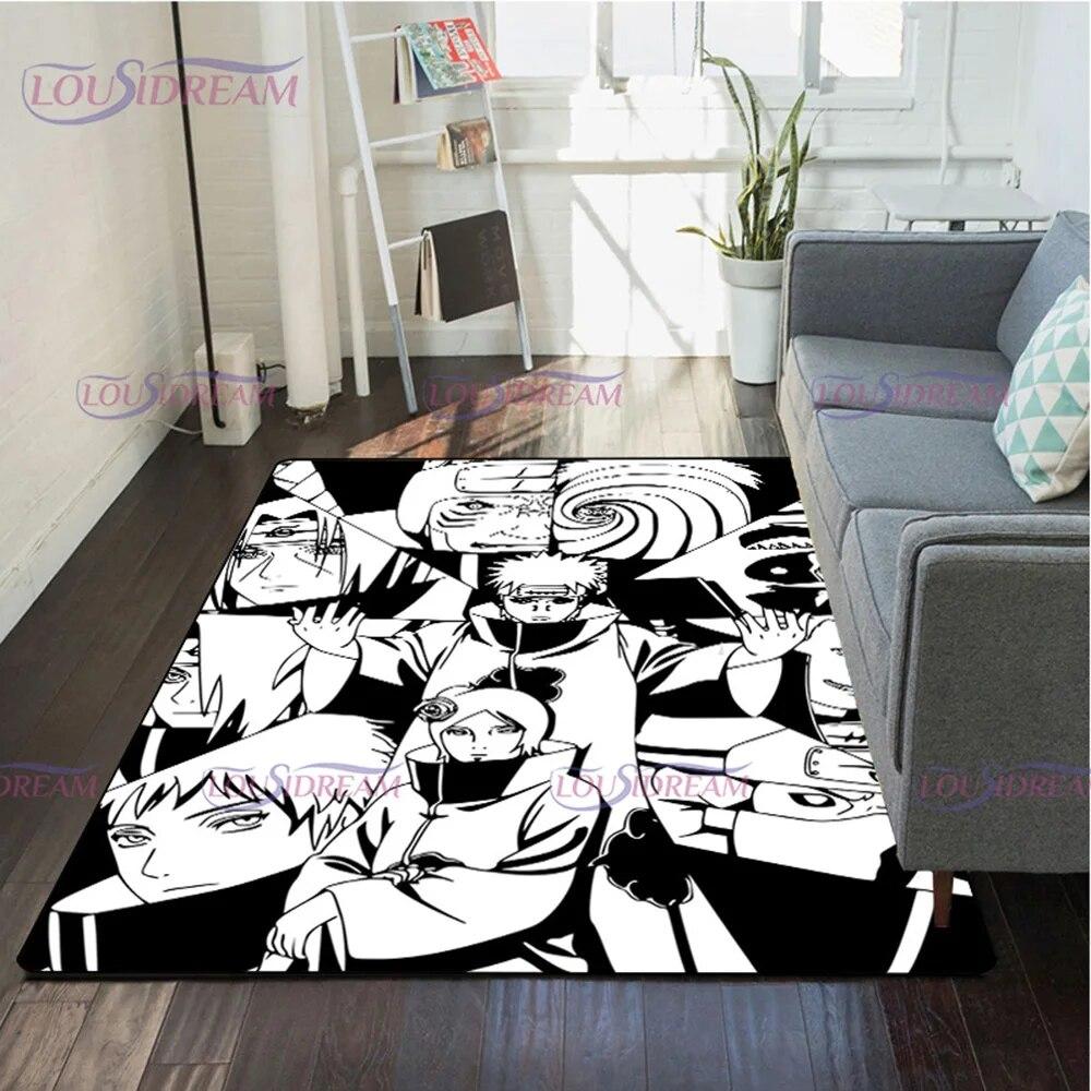 Креативный ковер с принтом N-Naruto, коврик для йоги, нескользящий ковер, коврик для ванной, напольный коврик, коврик для гостиной, подарок на день рождения