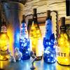 Красочные уличные водонепроницаемые светодиодные солнечные светильники для бутылок - идеально подходят для праздничных баров, создания атмосферы и декоративной гирлянды.