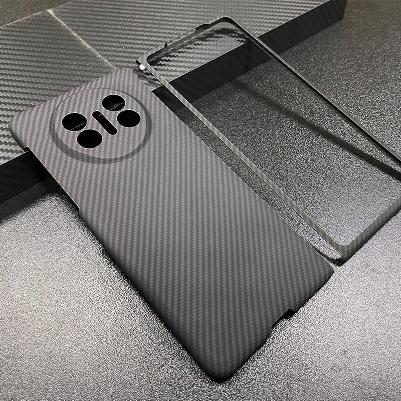 Luxury Real Aramid Carbon Fiber Shockproof Phone Case Cover On For Huawei Mate X3 Global MateX3 X 3 3X 256/512/1000 GB Bumper