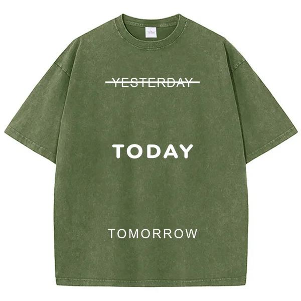 Футболка Lost Yesterday Seize Today для мальчиков, универсальная хлопковая футболка, эстетичная классная футболка Harajuku Sports с короткими рукавами