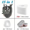 6800 Gas Mask Full Face Respirator] Paint Mask for Painting, Machine Polishing, Welding and Other Work Protection, Gas Mask