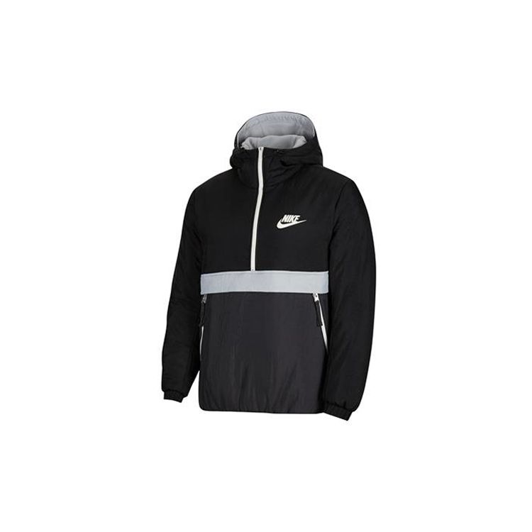 Nike Повседневная спортивная толстовка с капюшоном из синтетического наполнителя, мужские топы, черный CV9190-010