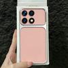 Премиальный кожаный чехол Executive для Xiaomi POCO X6 Pro 5G с большим окном и защитой объектива