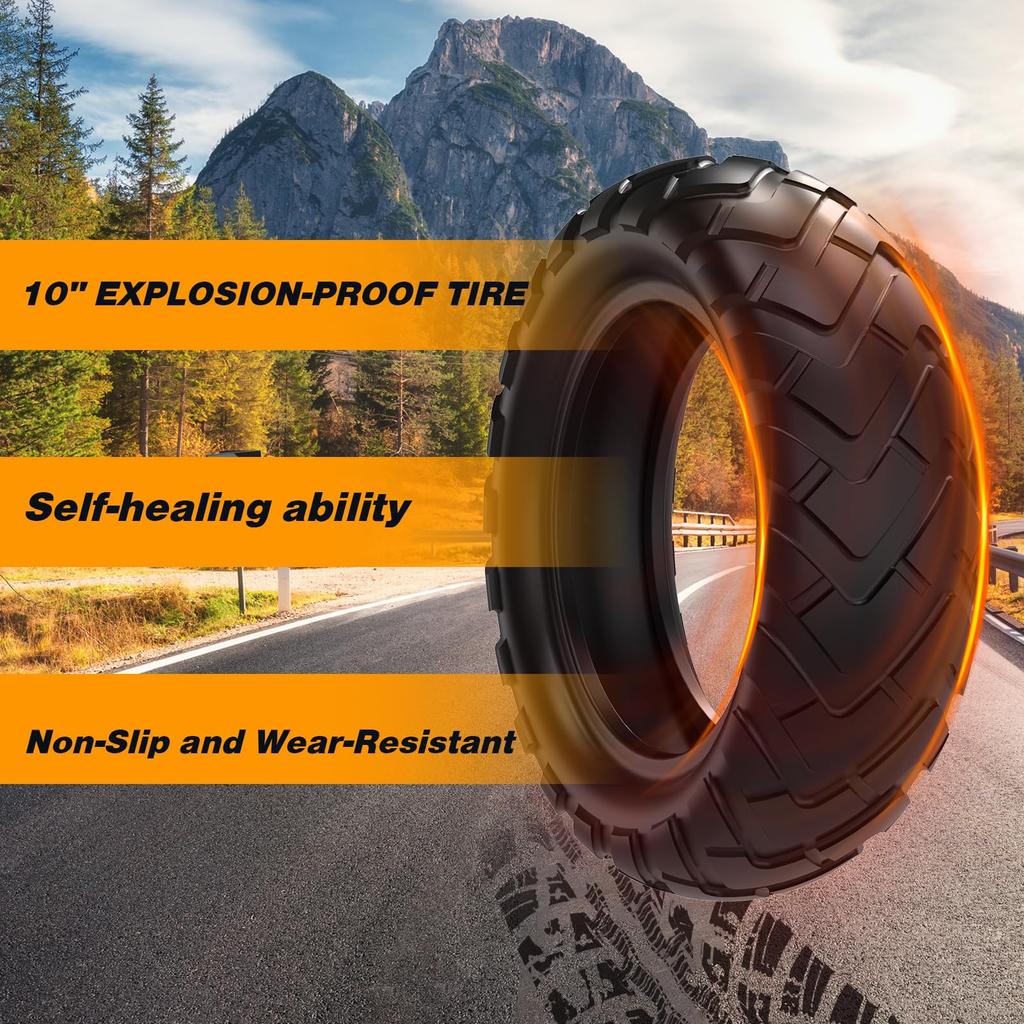 RCB D7 PRO 48V 27Ah 500W Adult E Scooter,10" Vacuum Tyres, APP Control