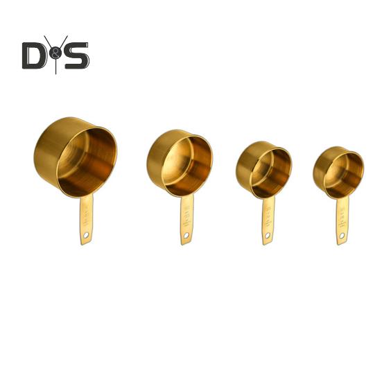 Набор мерных ложек из нержавеющей стали, двойные весы, эргономичная ручка, мерный стакан для точных измерений при выпечке, домашняя кухня, пекарня