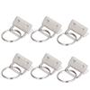 40PCS Key Fob Hardware DIY Craft Project Fine Workmanship High Hardness Iron Material Keychain