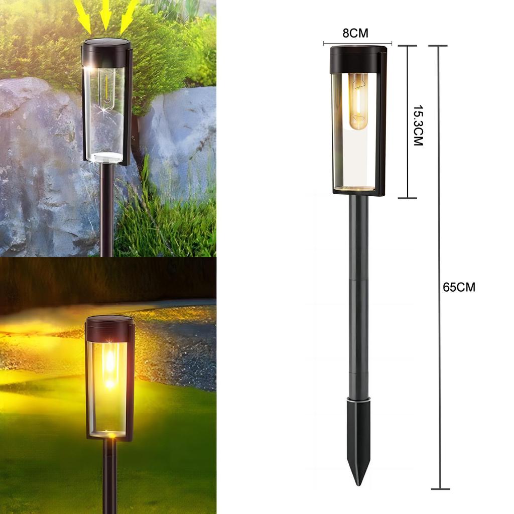 Solar Pathway Lights Outdoor Solar Pathway Garden Lamp Waterproof Landscape Lights Walkway Driveway Lawn Patio Garden Decor