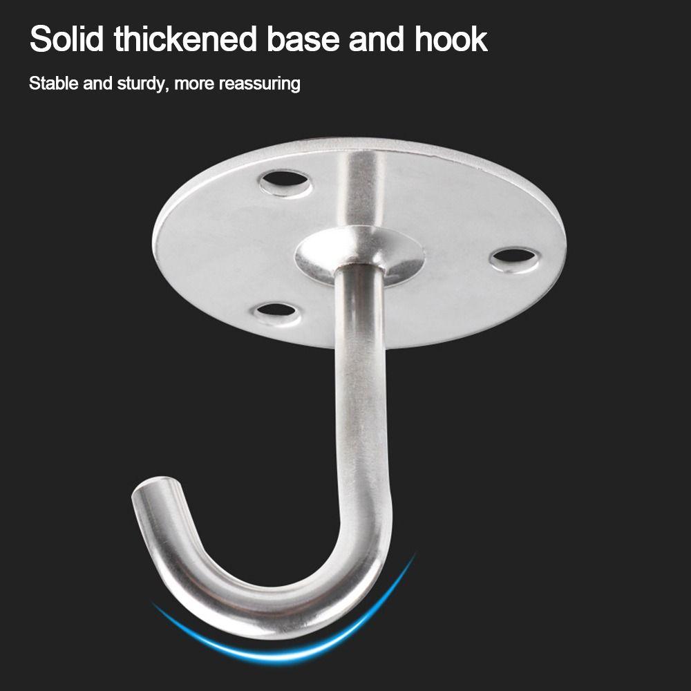 1Pcs U/J-Shaped Wall Hook Plate Deck Door Buckle New Ceiling Mount Hanger  for Fan Lamp