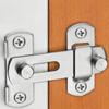 Stainless Steel Door Latch with Bolt, Anti-Theft, for Shed, Pet Cage and Barn Door
