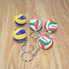 Mini Ball Pendant Keychain PVC Volleyball Car Keyring Summer Key Chain Men Women Volleyball Fan