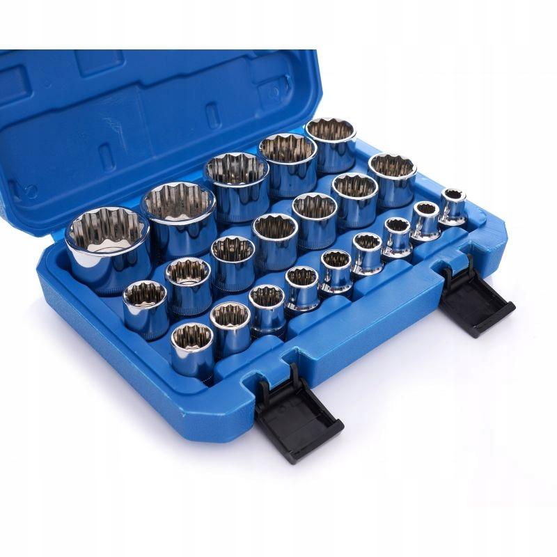 Kraft&Dele 12-Point Socket Set 21 Pieces