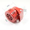 Loud Sound Horn 12V 105dB Electric Car Driven Brake Motor Air Raid Siren Horn Alarm Loud 50s Red for Car Truck