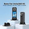 FLYMILE For Insta360 X5 Action Camera Anti Slip Plastic Base Portable Stand for Upright Charging