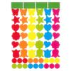 Adhesive Stickers - CTOP - 140 Pieces - Various Shapes - Assorted Colors