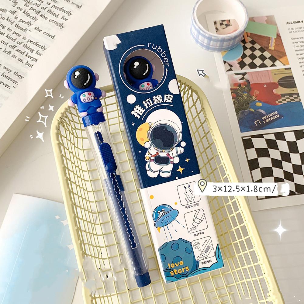 Cute Panda Eraser Cartoon Panda Telescopic Pencil Eraser School Student Stationery Children Funny Erasers