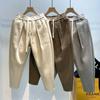 Осенне-зимние мужские повседневные спортивные брюки Широкие брюки Мужские свободные брюки Повседневные простые универсальные брюки