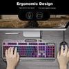 1 комплект игровых механических проводных 16 RGB-подсветок эргономичной клавиатуры + мыши