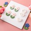 Clay Cutter Leaf Flower Shape Clay Earring Molds for Earrings Making Clay Earring Cutter Tool for Jewelry Making