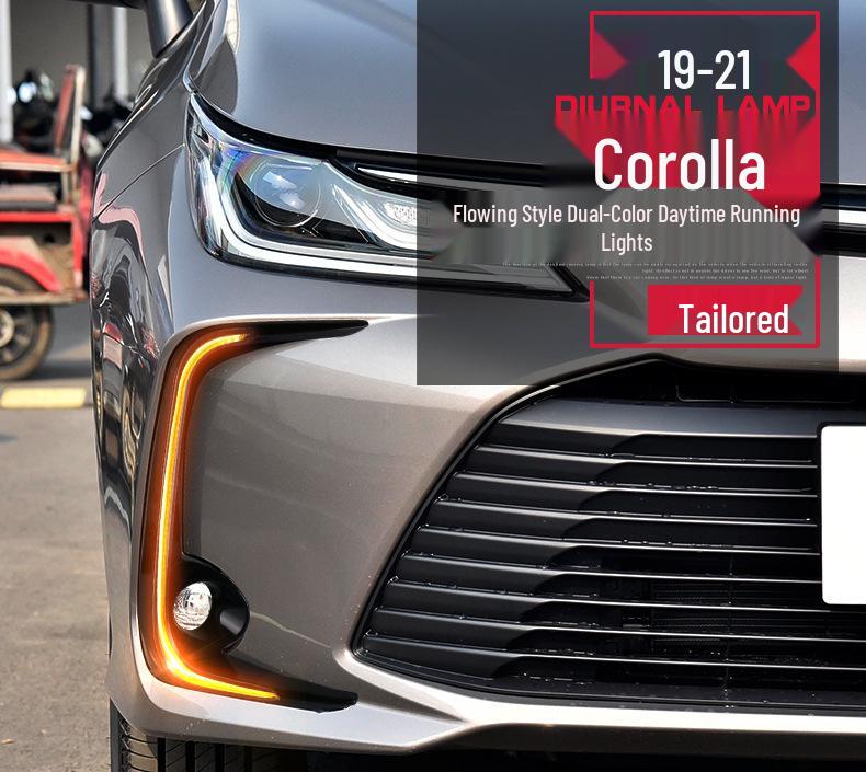 LED Sequential Turn Signal Daytime Running Lights for 19-21 Corolla