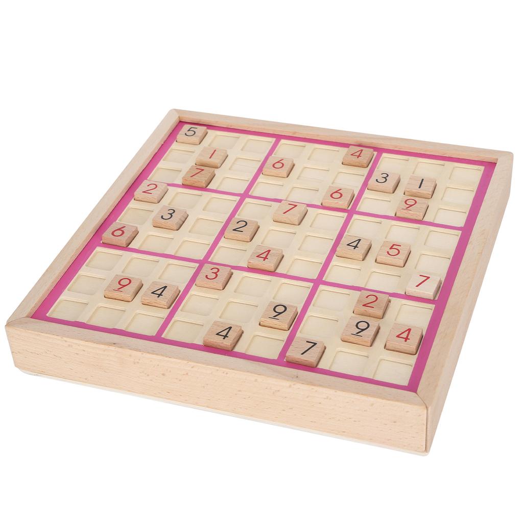 Деревянные шахматы с последовательными числами для детей Логическое обучение Образовательная игра