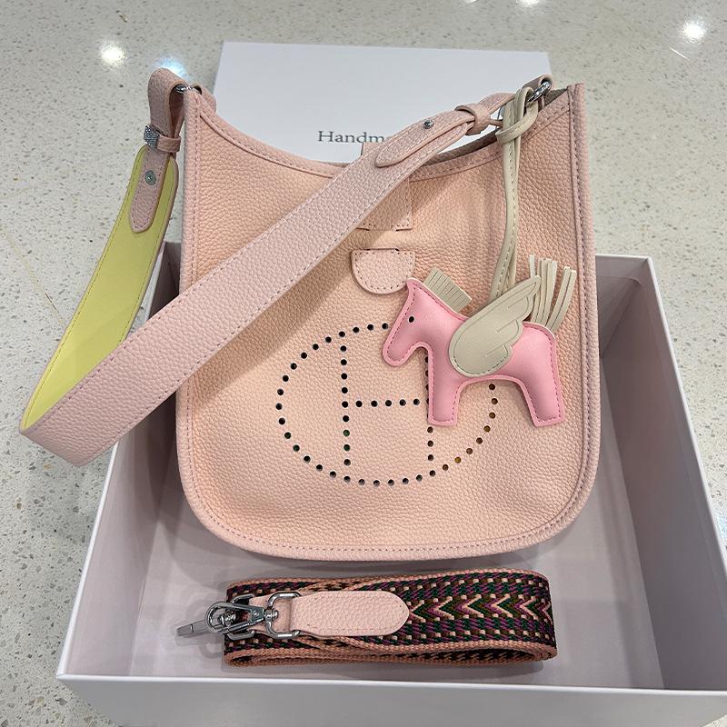 Сумка-тоут Evelyn из натуральной кожи через плечо - Женская сумка из коровьей кожи с широким плечевым ремнем