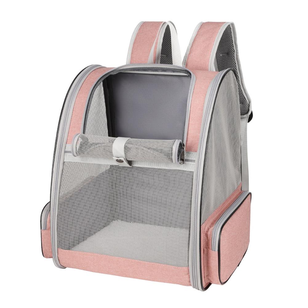 Рюкзак-переноска для кошек и собак, складной рюкзак-переноска для домашних животных с ковриком, портативный дышащий рюкзак-переноска для собак весом до 5 кг и кошек весом до 7 кг