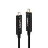 LINDY 5m USB Fiber Optic Hybrid Only Type-C Cable, Audio/Video (Model Number 38501)