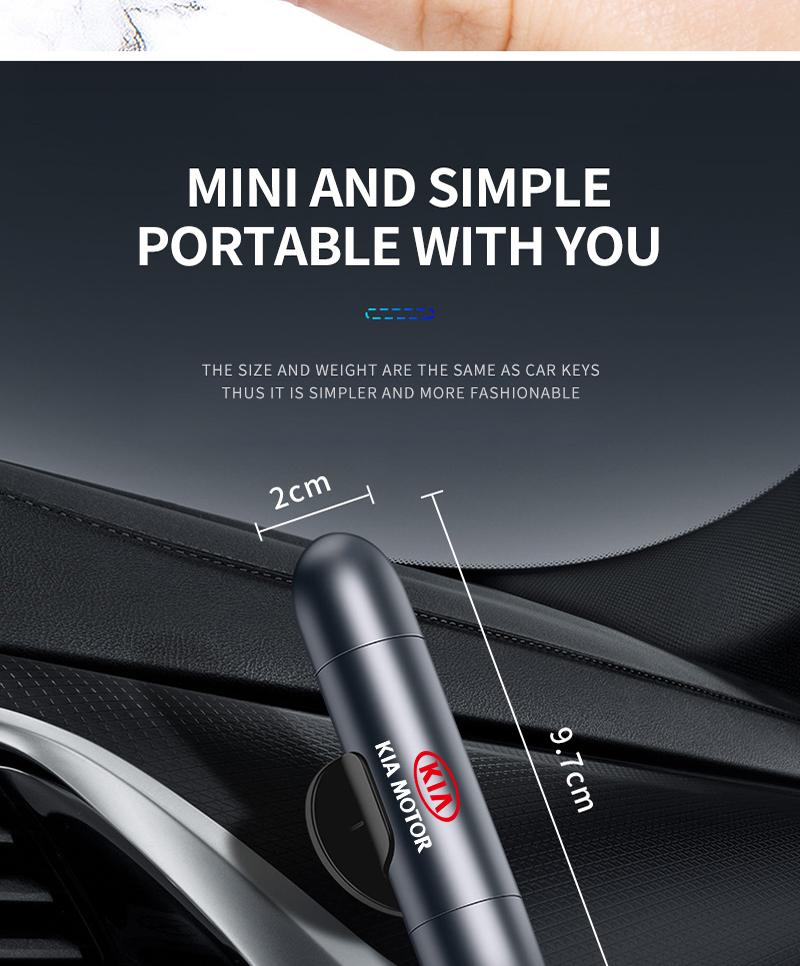 Auto Safety Hammer Emergency Glass Breaker Seat Belt Tools For Kia Rio 3 Soul Picanto EV6 Cerato Niro Forte Cadenza X Line xmwcj44