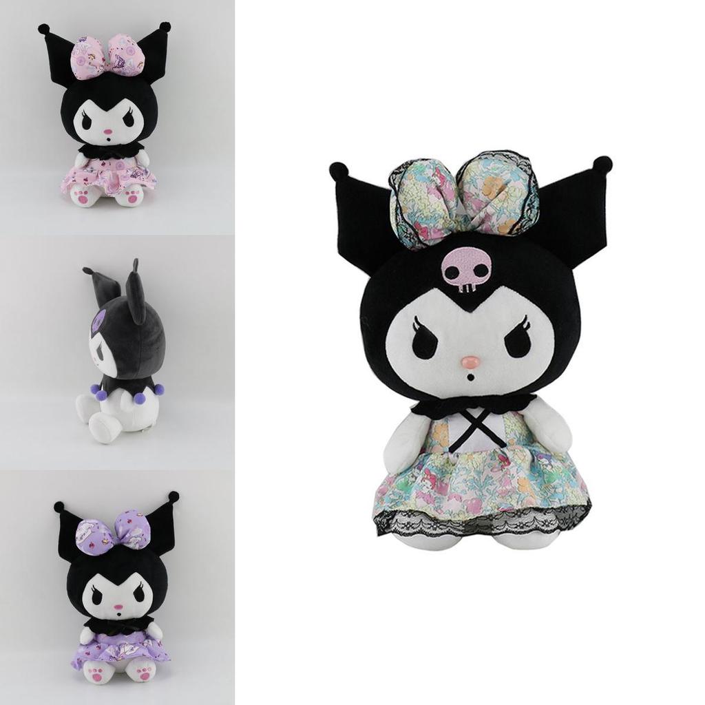 Cute Cartoon Kawaii Kuromi Plush Toy In 25cm Soft And Stuffed Design