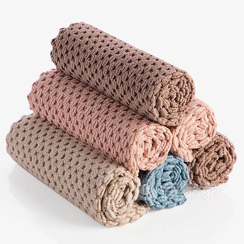 Кухонные антижировые тряпки, эффективные супервпитывающие салфетки для чистки из микрофибры, полотенца для посуды