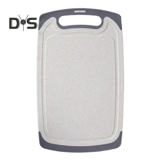 Двусторонняя разделочная доска для овощей и мяса с канавками Удобная ручка с нескользящим покрытием Необходимая кухонная вещь для гурманов и шеф-поваров