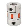 Aluminium Plum Flexible Shaft Coupling 22mm Diameter Connector Coupler for Servo Motor 3D Printer CNC Machine