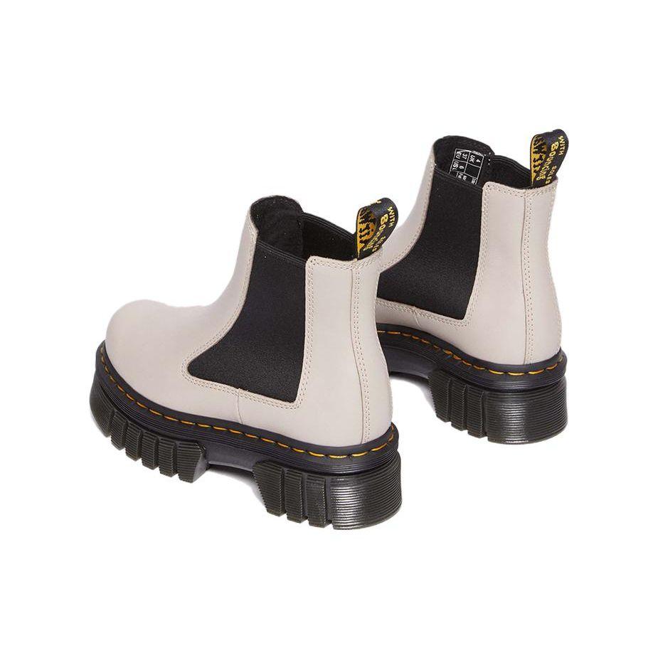 Доктор. Ботинки челси из кожи Martens, удобные повседневные, женские, бежевые 27148348