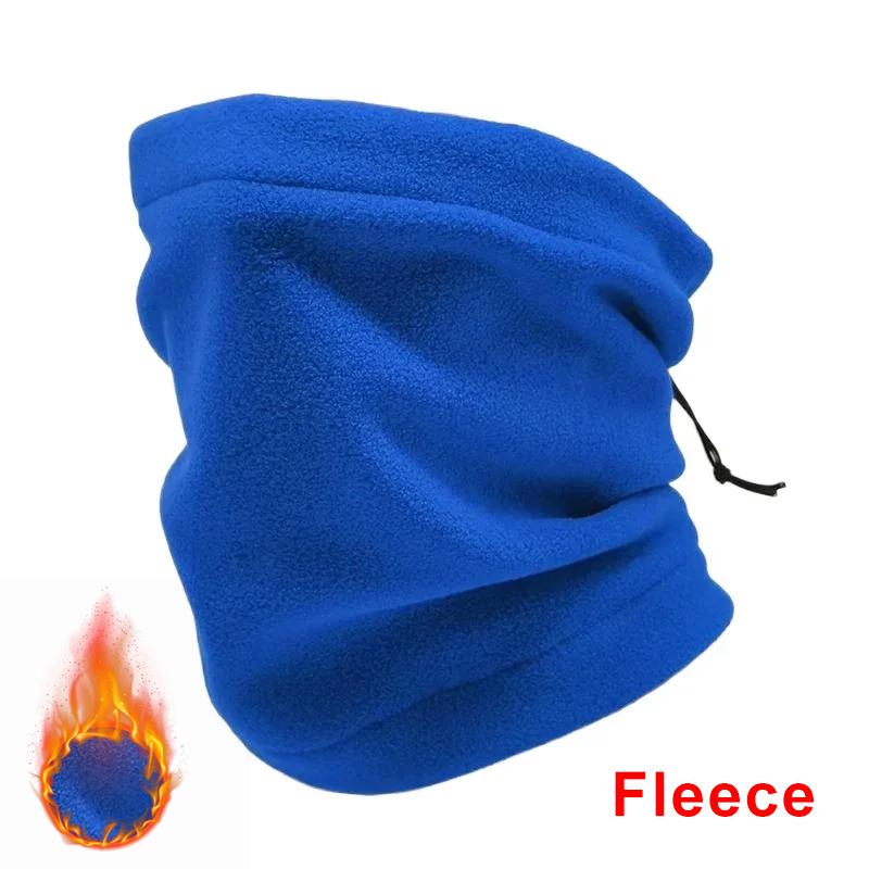 Утеплитель для шеи из флиса, спортивная бандана, велосипедная полумаска, утеплитель для ушей, зимний теплый шарф для катания на лыжах, бега, рыбалки, маска для шеи, велосипедная лыжная походная маска