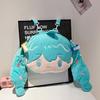 Плюшевый аниме-рюкзак Hatsune Miku для девочек и мальчиков с поддержкой плеч