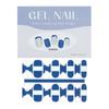 Thin Lamp Style Gel Nail Sticker 16-finger Extended Semi-curing Nail Sticker
