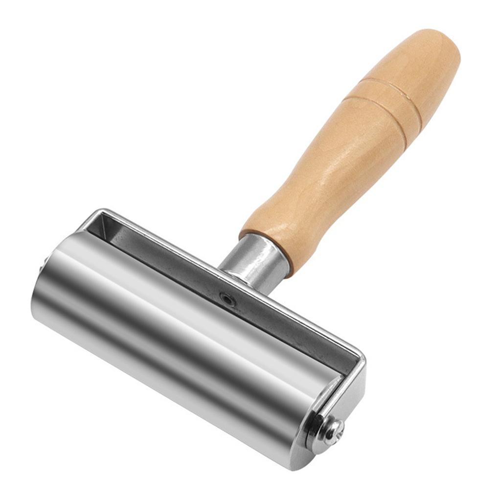 26mm 60mm 100mm Leather Press Edge Roller Wooden Handle Leather Rolling Craft Roller Seam Roller Leather Edge Creaser