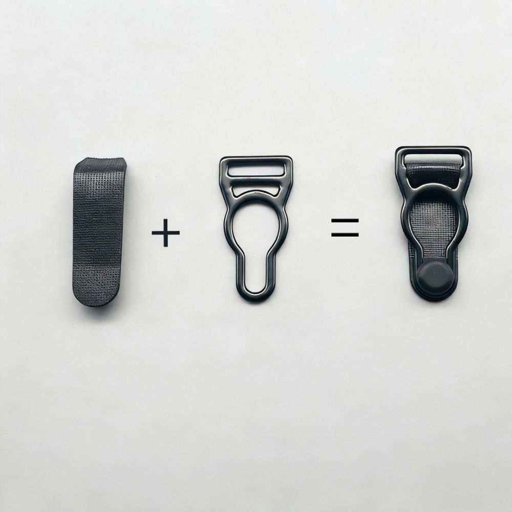 10pcs 12mm/18mm Suspender Ends Hooks Nylon Suspender Clips Corset Leg Garter Belt Clip