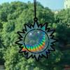 Самоклеящиеся наклейки на окна из ПВХ для ловца солнца Cat Moth Energy Suncatcher Wallpaper Rainbow Prisms Sticker Sunlight Decals