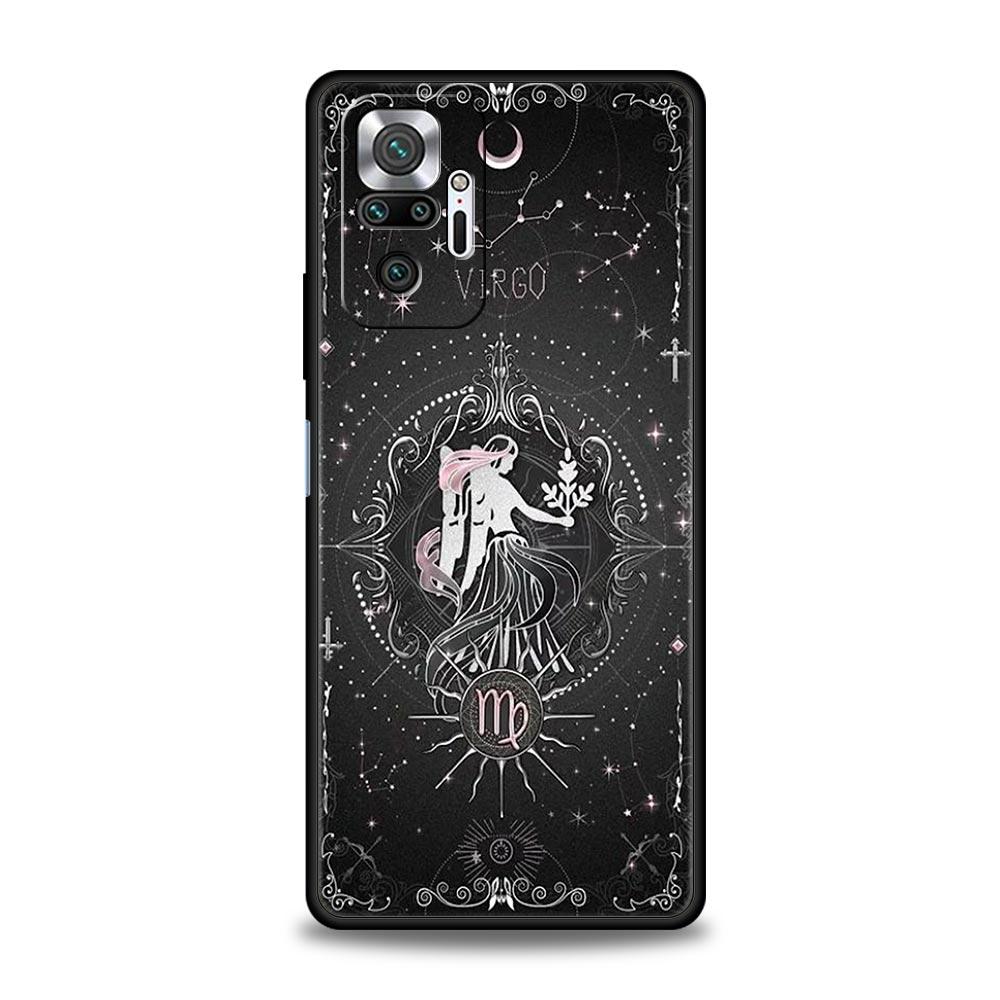 Чехол для телефона 'Созвездие' для Xiaomi Redmi Note 14 13 5G 10 11 12 Pro Plus 4G 14C 13C 12C 10C Черная крышка