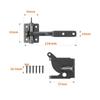 Hardware Fence Door Bolt Carbon Steel Door Lock Buckle Durable Fence Door Lock Outdoors