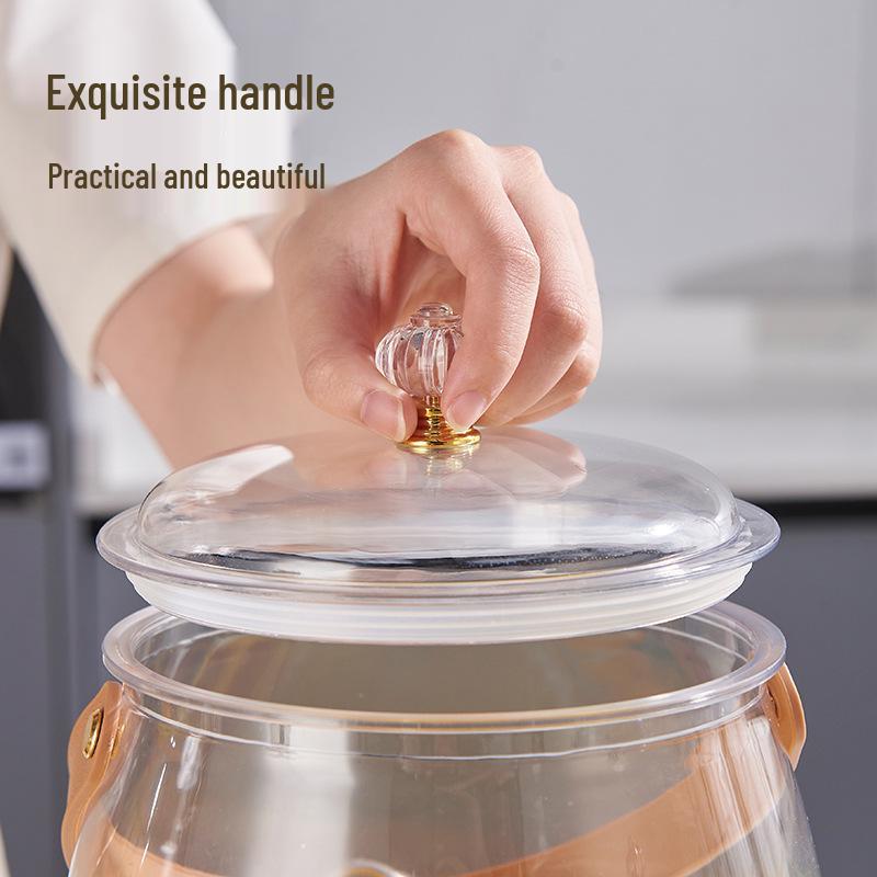 Бытовой чайник для холодной воды большой емкости с краном для замачивания сока, чая или вина