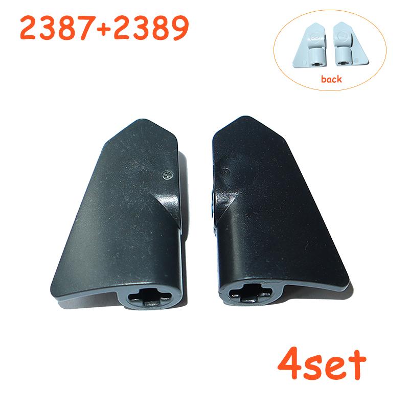 3x2 Panel Wedge Plate Curved Technical Parts MOC Mechanical Car Bricks Building Block Assembles Particles 2389 2387