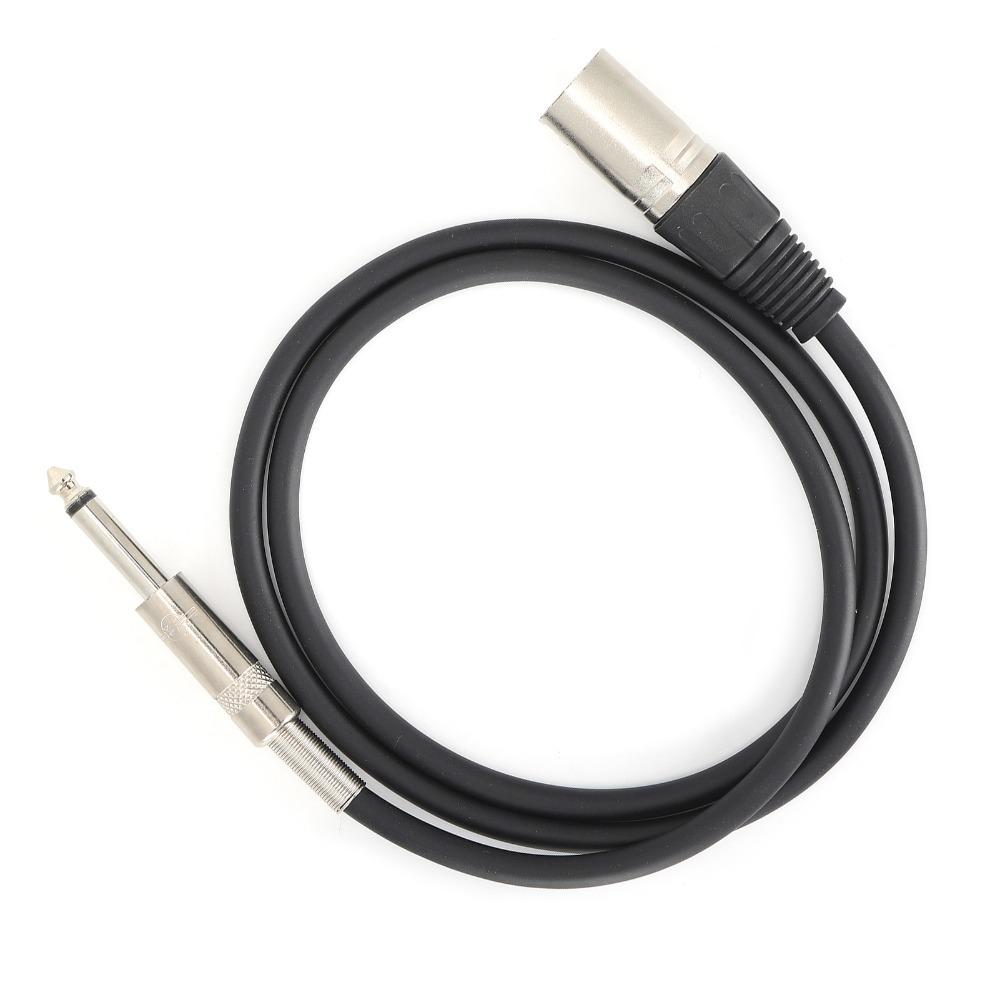 3PIN XLR Male to 1/4 Inch Male 6.35mm XLR Male to TRS Jack Microphone Line Stage Setup